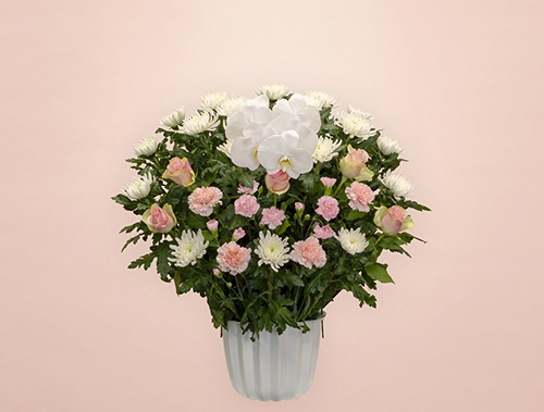 葬儀式・法事用 供花 ミックス HM3-M180 ピンクタイプ