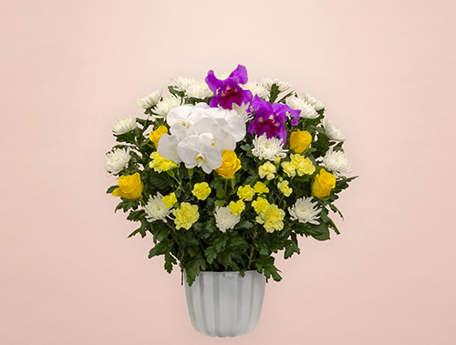 葬儀式・法事用 供花 ミックス HM3-M230 イエロータイプ