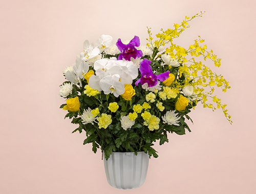 葬儀式・法事用 供花 ミックス HM3-M300 イエロータイプ