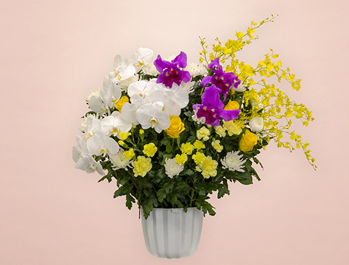 葬儀式・法事用 供花 ミックス HM3-M360 イエロータイプ