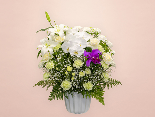 葬儀式・法事用 供花 洋花 HY3-M230 白グリーンタイプ