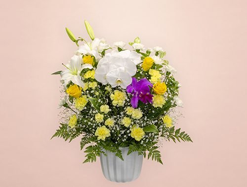 葬儀式・法事用 供花 洋花 HY3-M230 イエロータイプ
