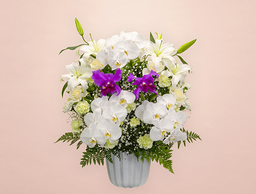 葬儀式・法事用 供花 洋花 HY3-M360 白グリーンタイプ