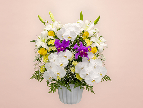 葬儀式・法事用 供花 洋花 HY3-M360 イエロータイプ